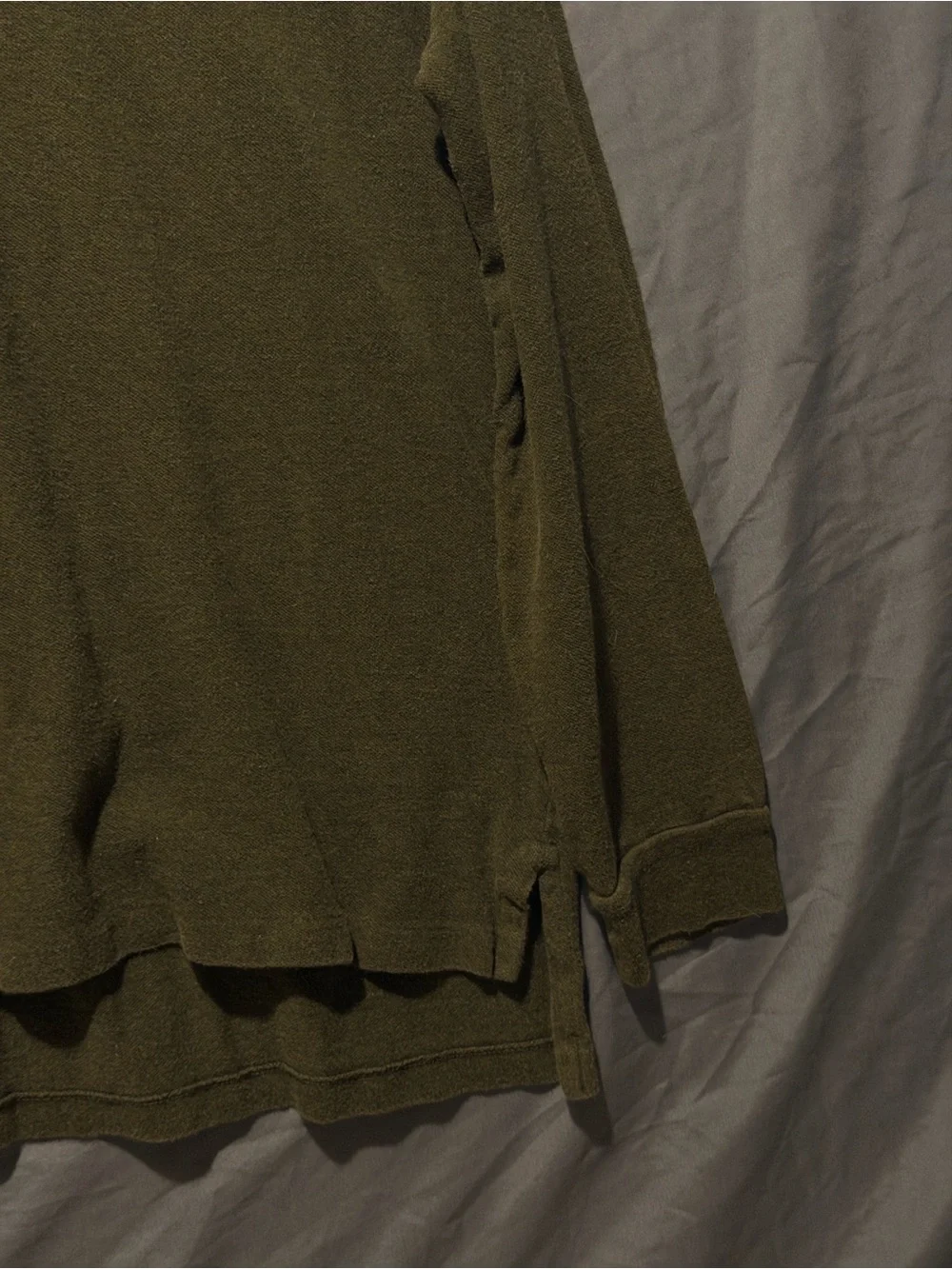 Polo Ralph Lauren Long Sleeve Mesh Shirt Dark Green Men’s L Classic